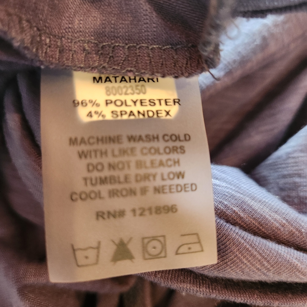 Title Nine Long Sleeve V-Neck Tee Thumbholes Dark Heather Gray Size S Athleisure - Picture 9 of 10